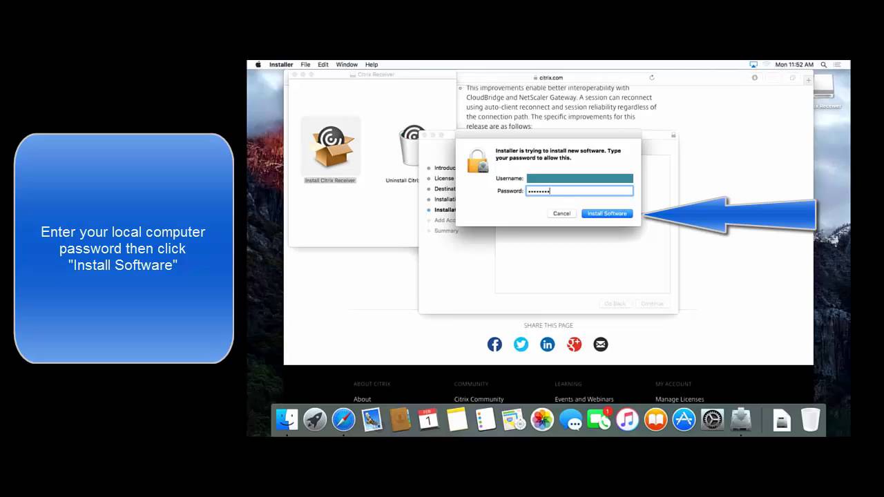 what is citrix ica client for mac
